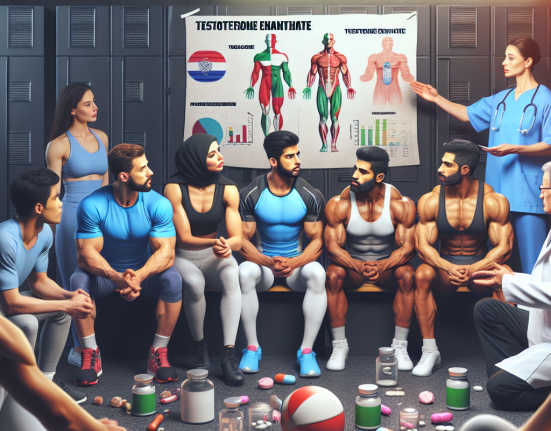 Administering testosterone enanthate in the sports world