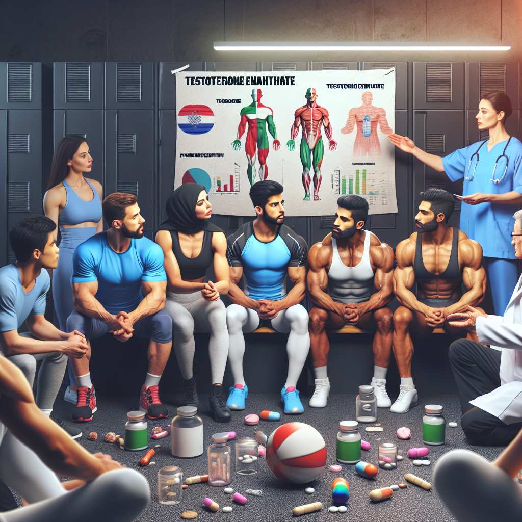 Administering testosterone enanthate in the sports world