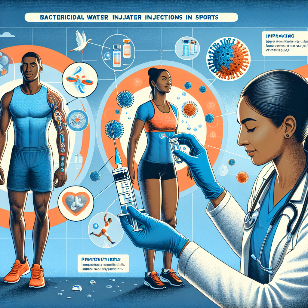 Bactericidal water injections: benefits and precautions in the sports context