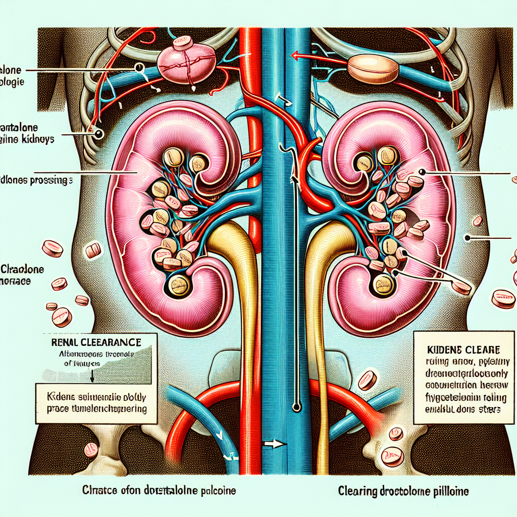 Renal clearance of drostanolone pillole