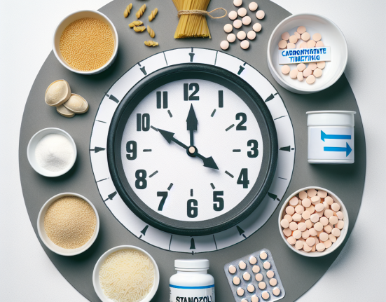 Carbohydrate timing and stanozololo compresse