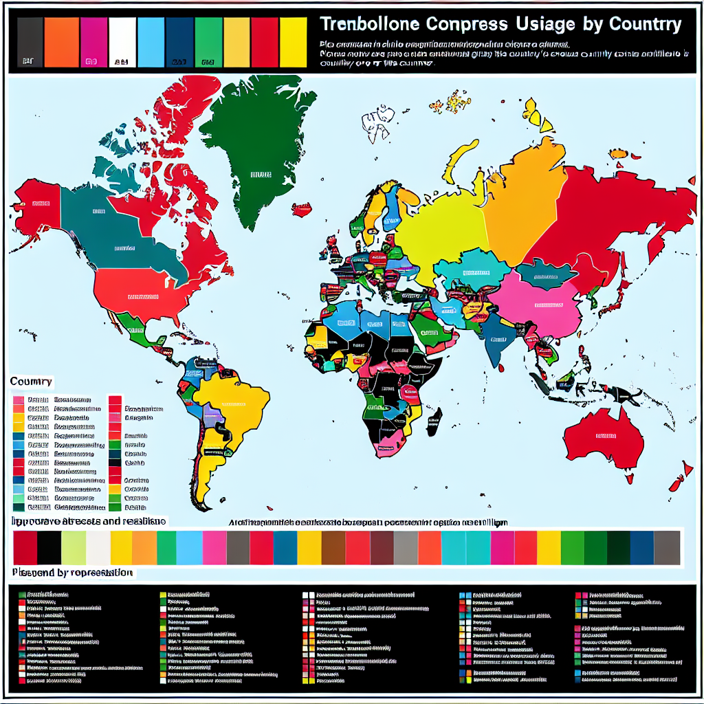 Drug scheduling of trenbolone compresse by country