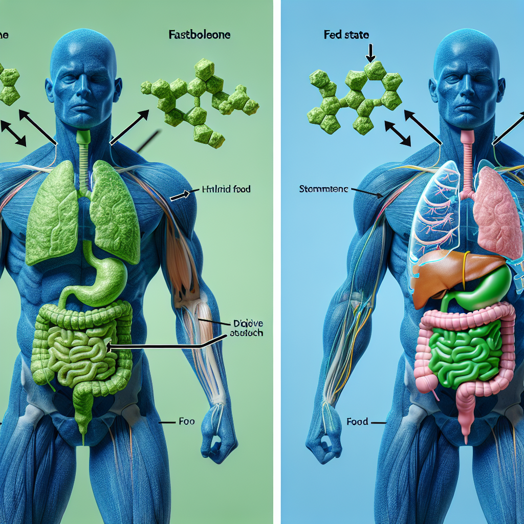Fasted vs fed state administration of methyltrenbolone